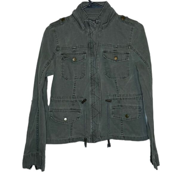 American Rag Green Denim Jacket size Small - Picture 1 of 5